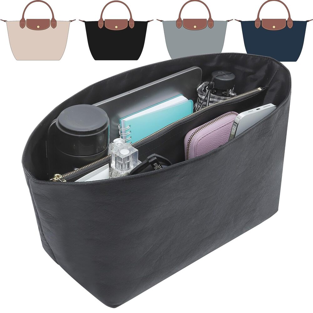 7041 Purse Insert Organizer Compatible with Long Champ S Handbags & More